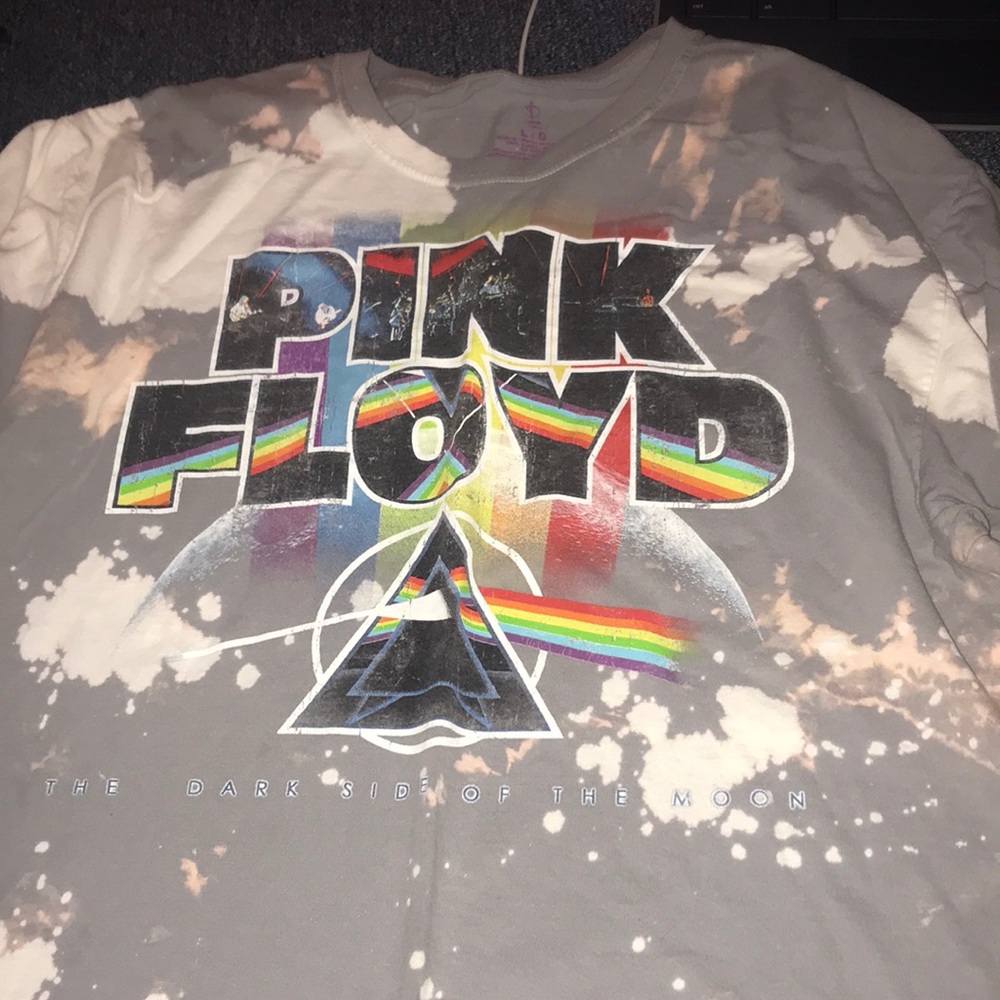 Pink Floyd Rue21 Rainbow Bleached out